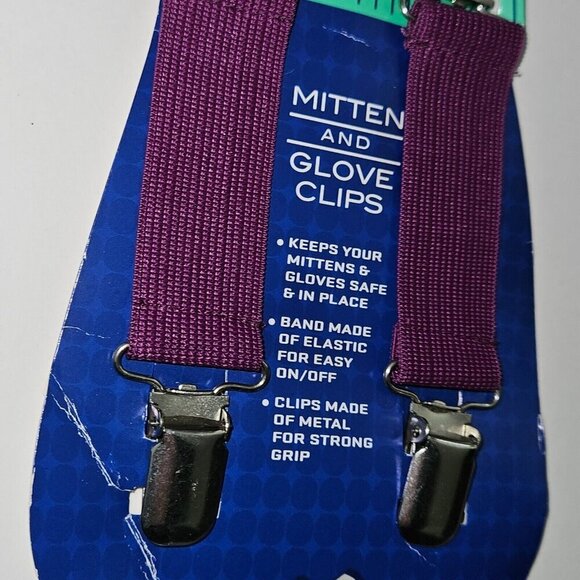 Grand Sierra Purple Toddler Mitten and Glove Clips Winter Snow NEVER USED - Picture 2 of 5
